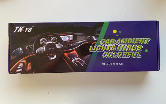 Lumini ambientale auto led interior RGB acrilice 18-in-1 dinamice cu efect symphony